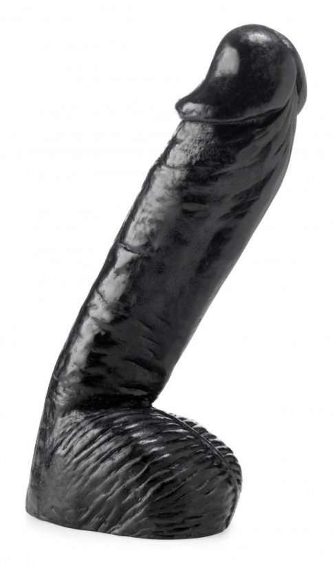 Černé dildo - Super James (25 x 7,5 cm)