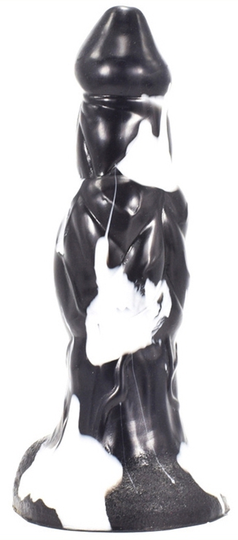 Dildo Wolorz 20 x 6 cm Black-White - gb14427