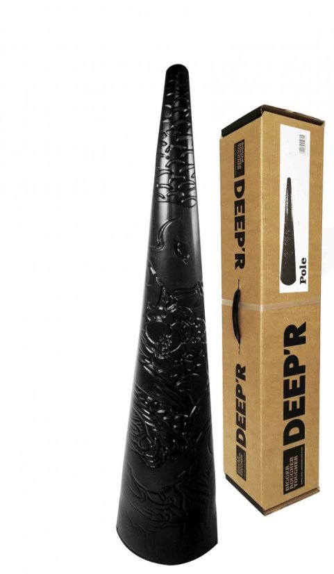 Černé dildo - Deep'R Pole (70 x 13,9 cm) - gb16546