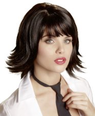 Krátká černá paruka