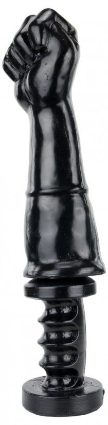 Černé fisting dildo - Hold The Punch (26 x 9,5 cm)