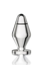 Metal anal plug for electrosex