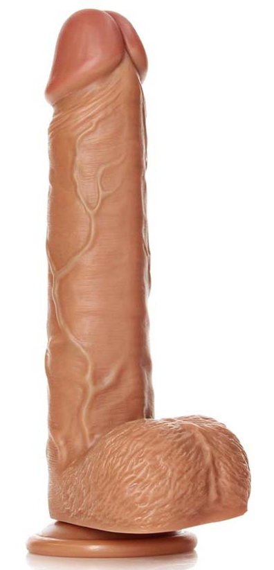 Realistic dildo STRAIGHT STRONG 19 x 5 cm Latino - gb44882