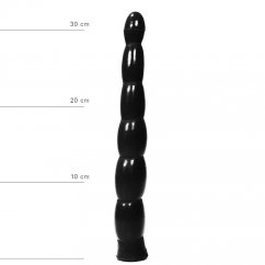 Černé dildo - Leo (31 x 4,5 cm)