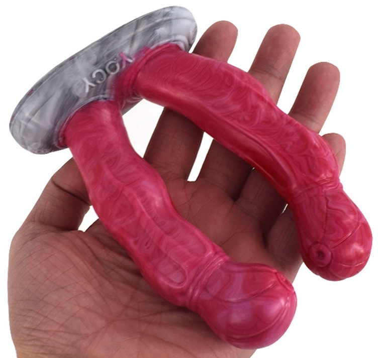 Double monster dildo Mini Dak 11 x 2,5 cm - gb38381