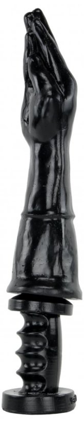 Čierne fisting dildo - Hold The Slap (33 x 8 cm)