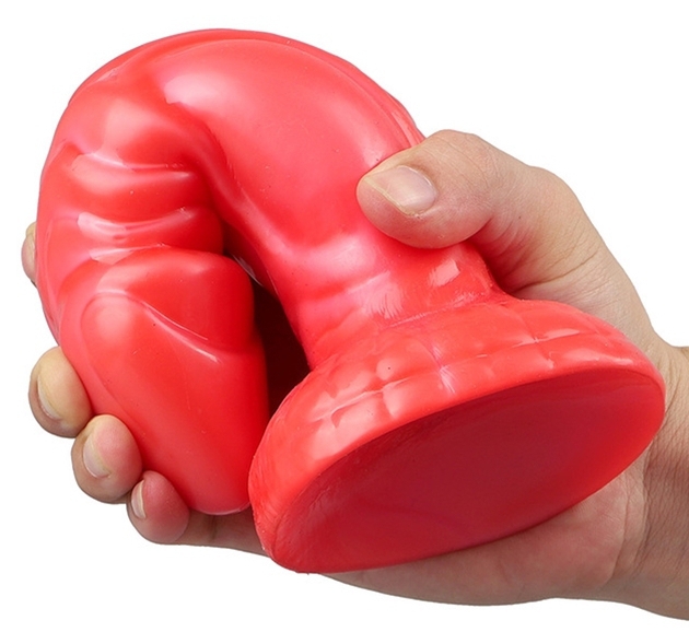 Fantasy Snaky Dildo 17 x 5,5 cm Red - gb31135