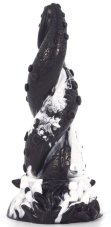 Dildo Tentamix 15 x 5,5 cm Black-White - gb33726