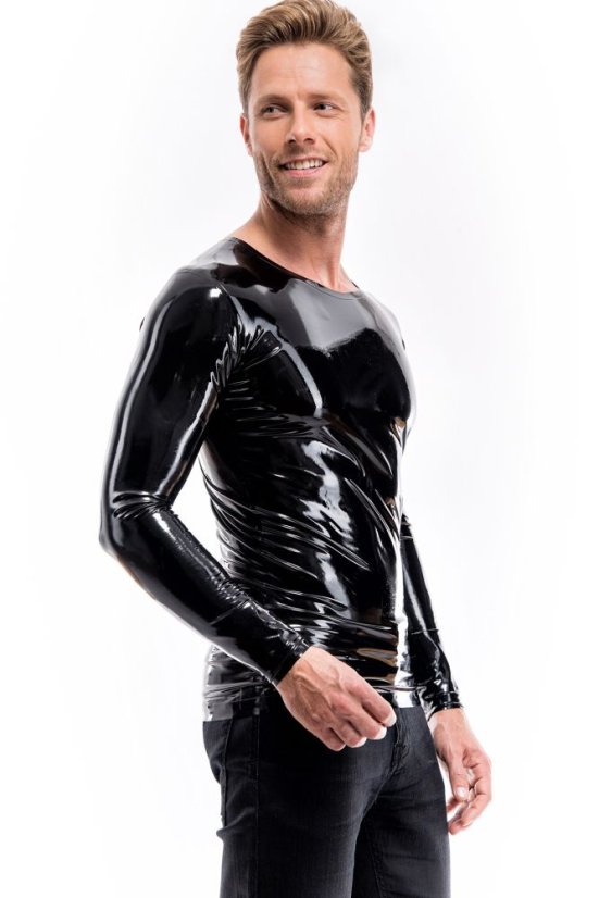 Pánske latexové tričko s dlhým rukávom