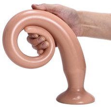 Dildo Tail Flex S 30 x 3,5 cm Flesh - gb31286