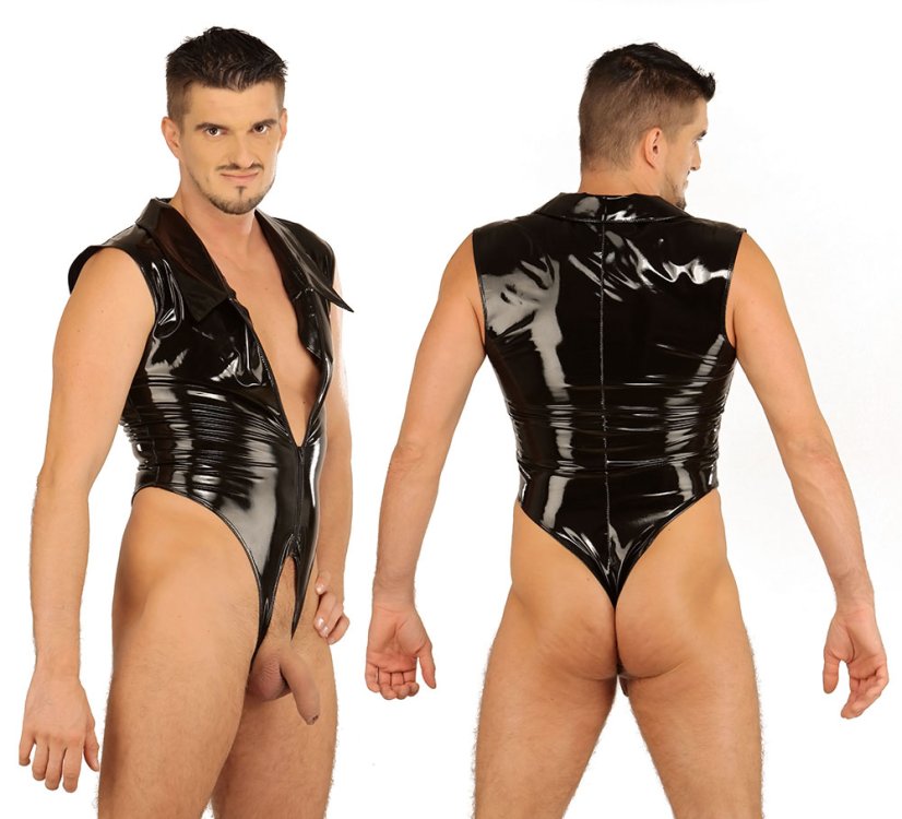 Pánske lakované body s golierom