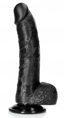 Curved Dildo RealCock 17 x 4,3 cm Black - gb44399