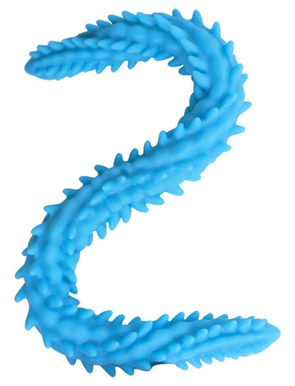 Double Dildo Scolop M 50 x 4 cm Blue - gb44578