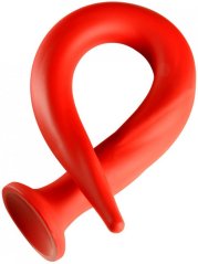Long Stretch Worm Dildo N°5 (64 x 5,2 cm) Red - gb36529