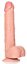 Big Straight RealRock dildo 25 x 6 cm - gb44845