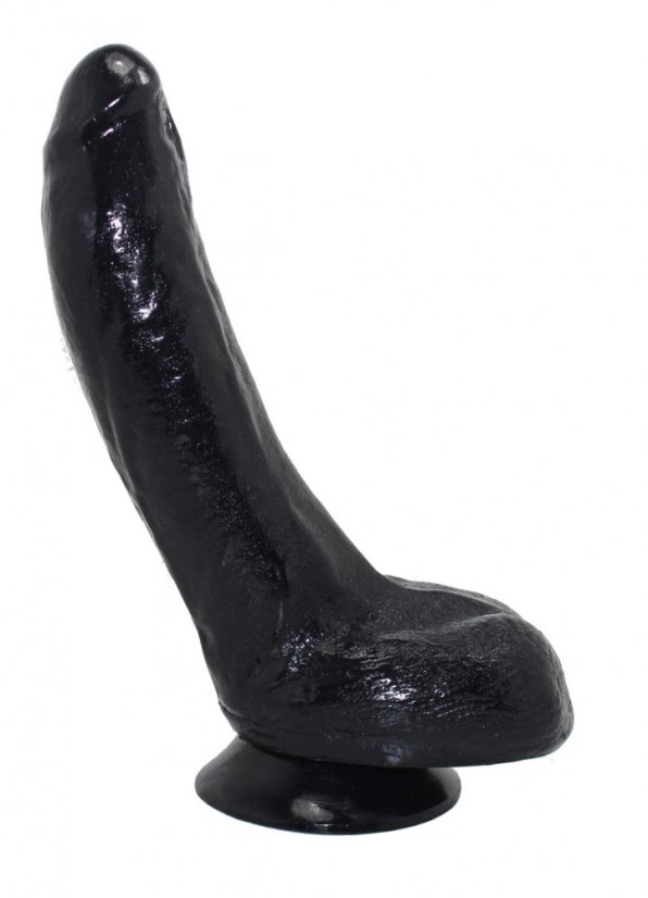 Čierne dildo - Helmut (23 x 6,5 cm) - gb20111