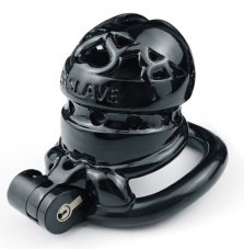 Pánský pás cudnosti - Sex Slave M černý (6,5 x 3,5 cm)