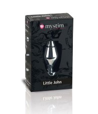 Kovový anální kolík pro elektrosex - Little John S - balení