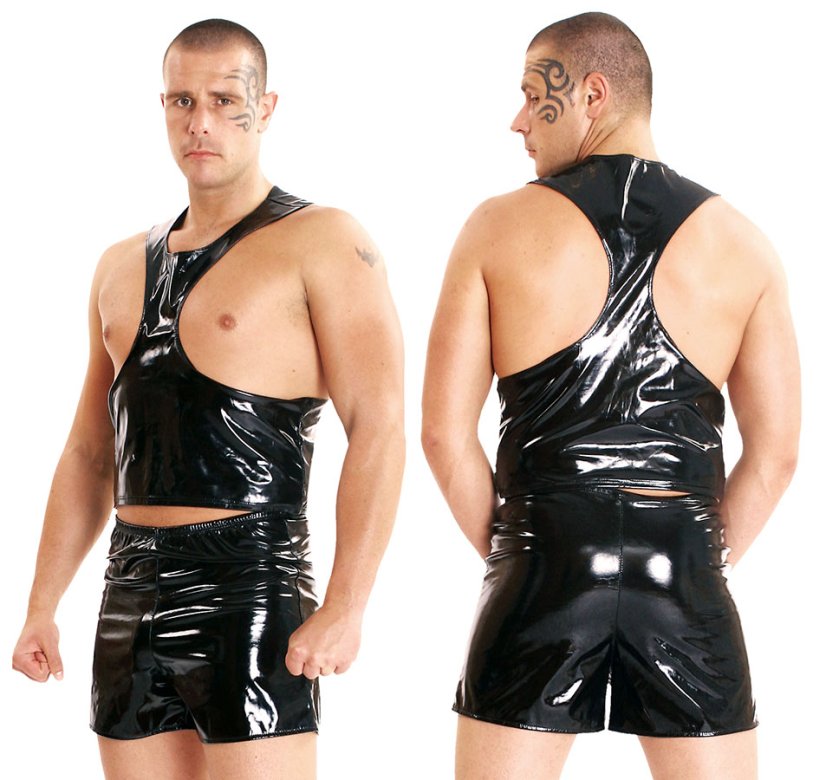 Jednoduché lakované kraťasy