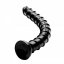 Černé dildo - Swirl Hose Snake (45 x 5 cm)