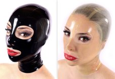 Super elegantná latexová maska Super elegantná latexová maska