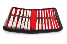 Sada 14 dilatátorů z nerezové oceli (4 - 17 mm)