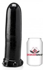 Černé dildo - Listic (23 x 6,5 cm)