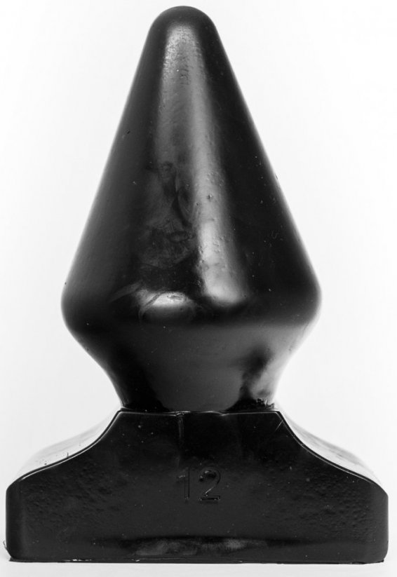 Černý anální kolík - All Black Plug XXL (17 x 11,5 cm)