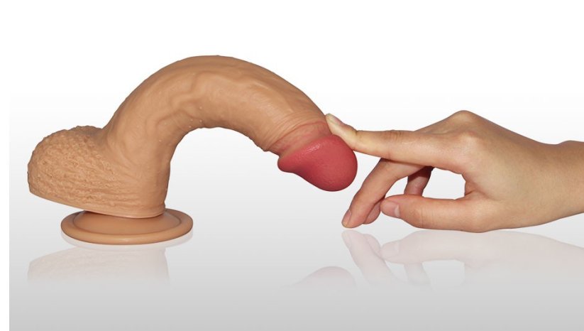 Realistic Dildo Nature Cock 17 x 3,9 cm Beur - gb26572