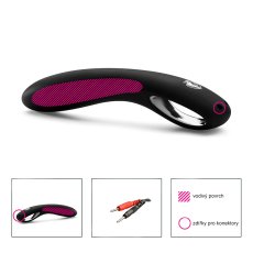 Silikonové dildo pro elektrosex - rozmístění vodivých ploch