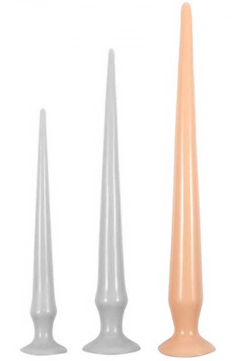 Long dildo Tail Flex L 48 x 4,5 cm Flesh - gb31288