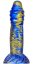 Dildo Fantasy Croq 19 x 5 cm Blue-Gold - gb45109