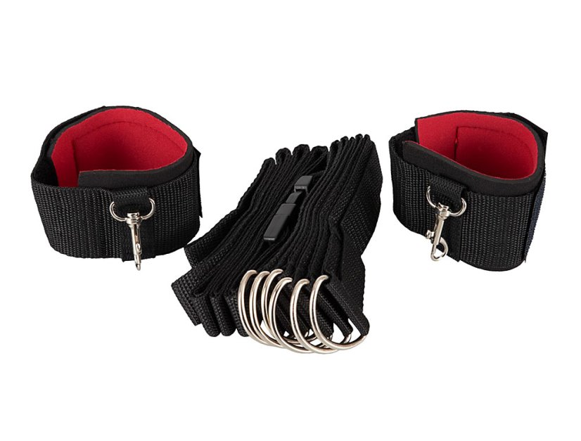 Bed restraint set with handcuffs - detail