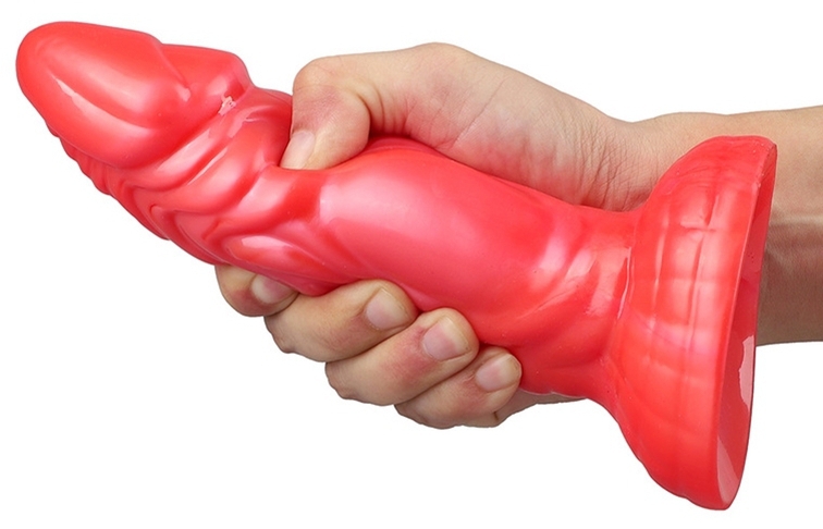Fantasy Snaky Dildo 17 x 5,5 cm Red - gb31135