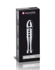 Kovové dildo pro elektrosex - Funky Fella - balení