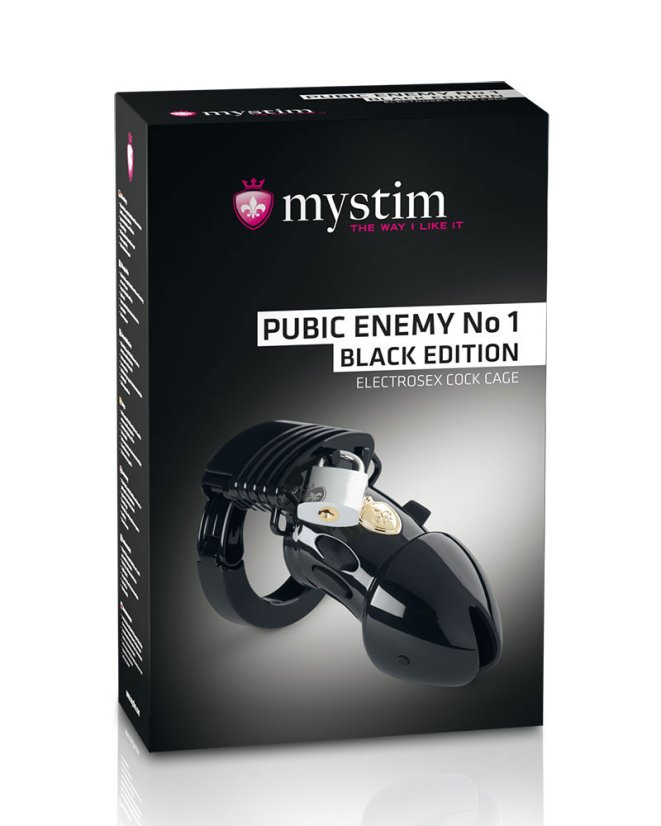 Pás cudnosti pre mužov - Pubic Enemy No 1 - Black Edition - balenie