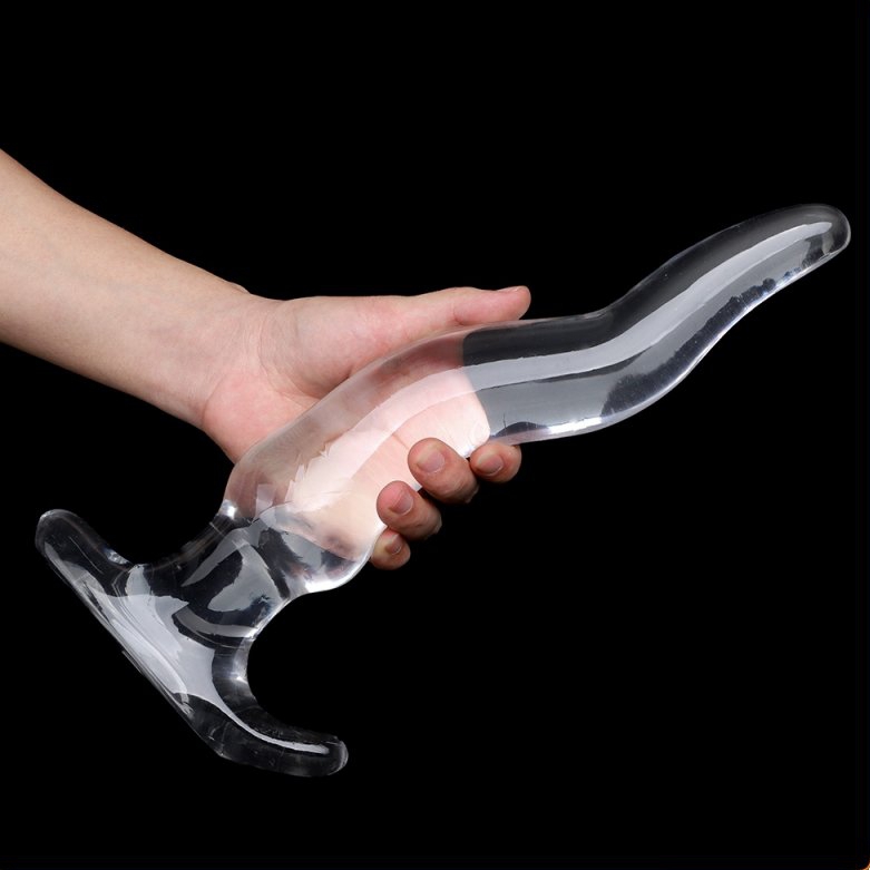 Anální kolík - Lieps transparent XL 27 x 6 cm - gb42622