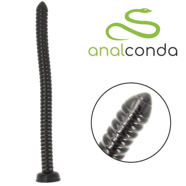 Čierne dildo - Savana (46 x 3,2 cm) - gb17708