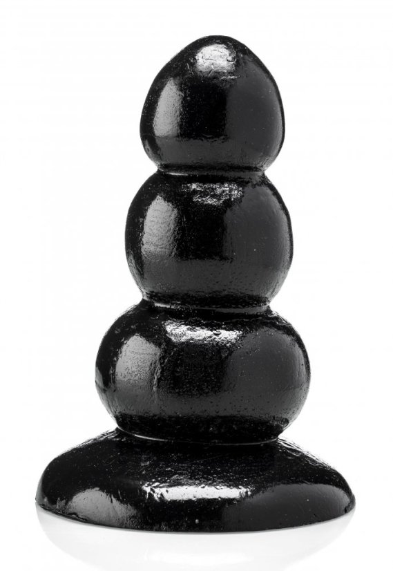 Černé dildo - HT24 (17 x 8,5 cm) - gb20014