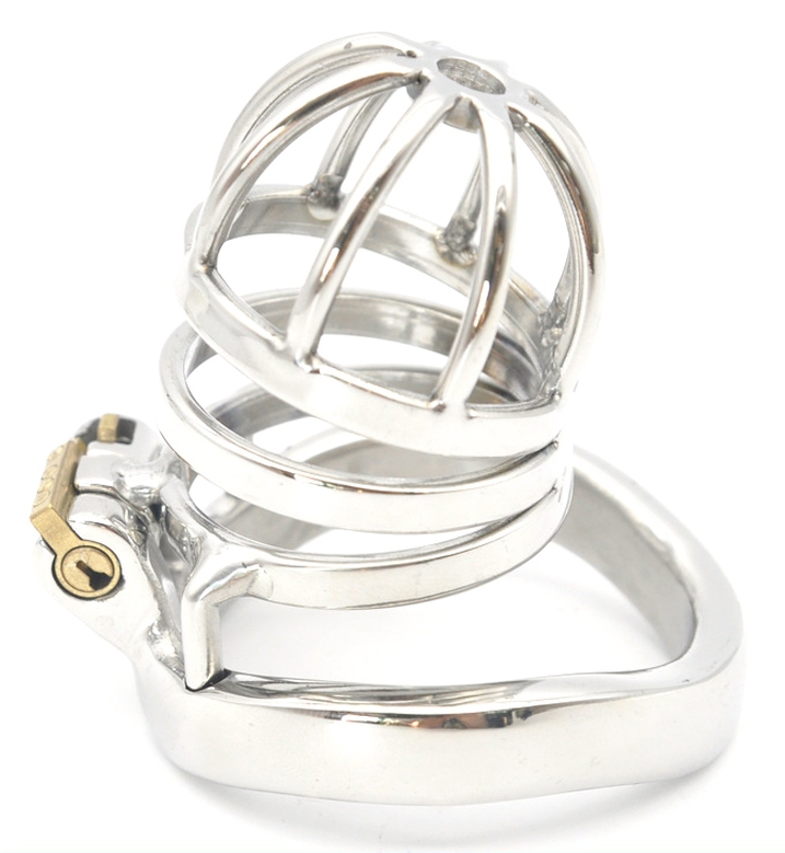 Kovový pás cudnosti Benty 7,5 x 3,3 cm - L