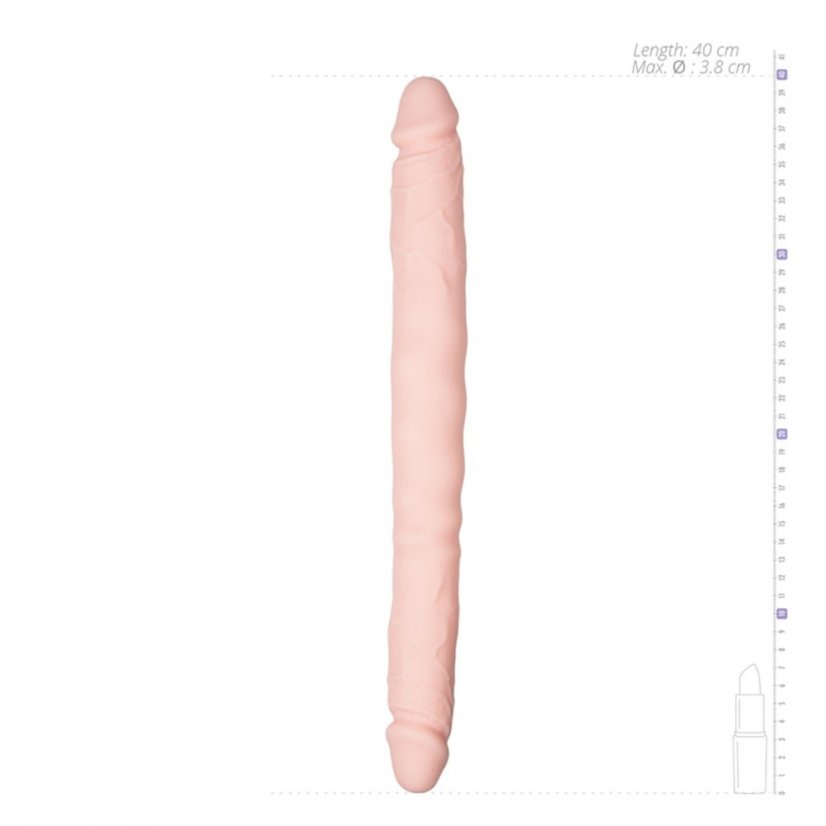 Realistic double dildo 40 x 4 cm - gb23373