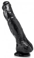 Černé dildo - Steven (22 x 5,5 cm)