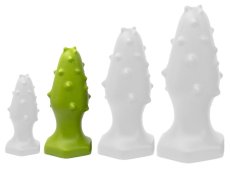 Silicone plug Monster Spike M 12 x 4,5 cm Green - gb31132