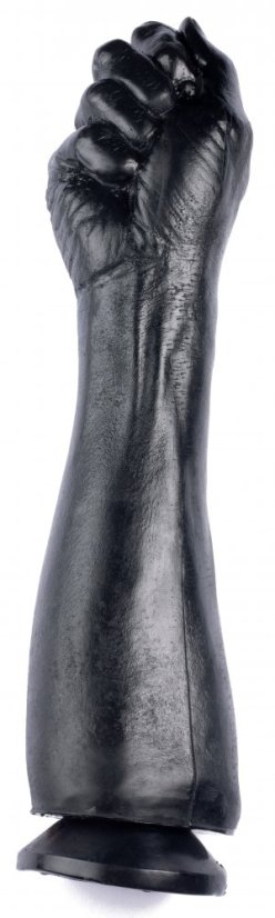 Čierne fisting dildo - Victory (34 x 8,5 cm)