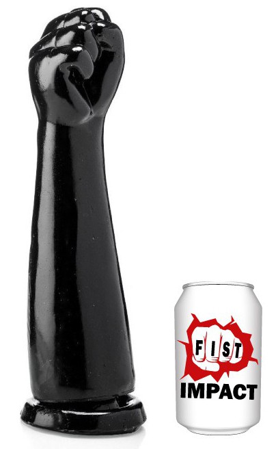 Čierne fisting dildo - The Original (30 x 8 cm)