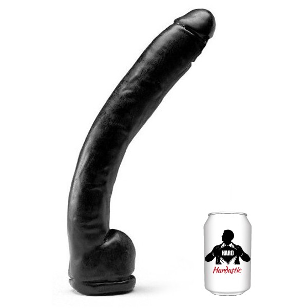 Čierne dildo - Super Tyler (34 x 5,5 cm)