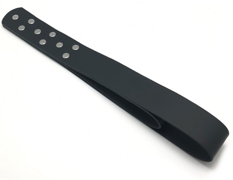 Dvojitá kožená plácačka - 44 x 5 cm