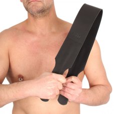 Double leather paddle - 42 x 7.5 cm