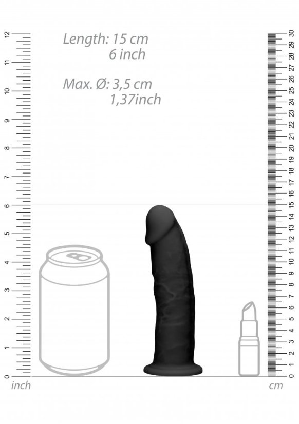 Realrock silicone dildo 14,5 x 3,7 cm - gb26087