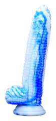 Dildo Corn 16 x 4 cm Blue-White - gb33491